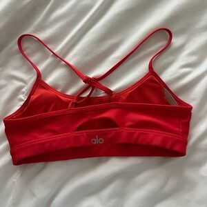 Alo Airlift Intruige Bra- Red Hot Summer